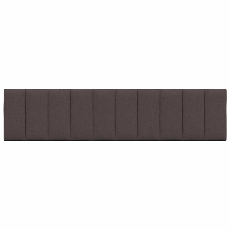 Kopfteil-Kissen Dunkelbraun 200 cm Stoff