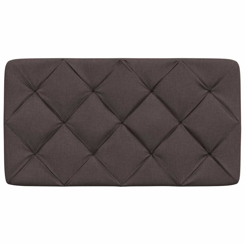 Kopfteil-Kissen Dunkelbraun 80 cm Stoff