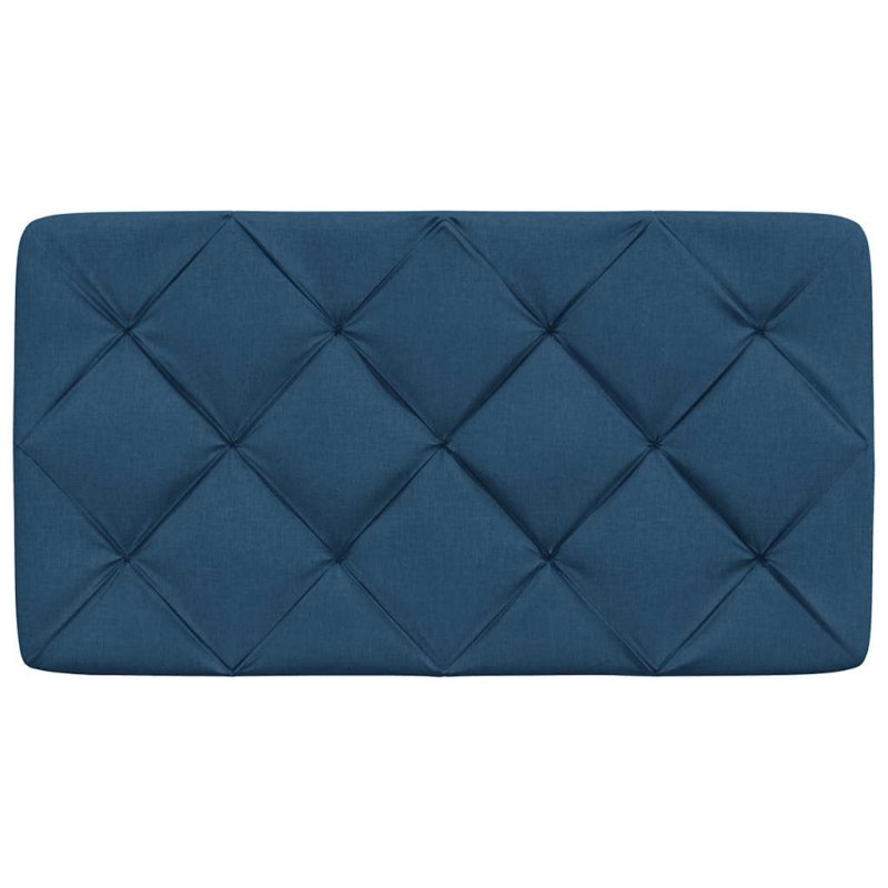 Kopfteil-Kissen Blau 80 cm Stoff