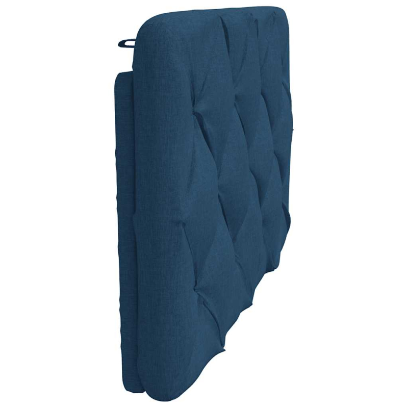 Kopfteil-Kissen Blau 80 cm Stoff