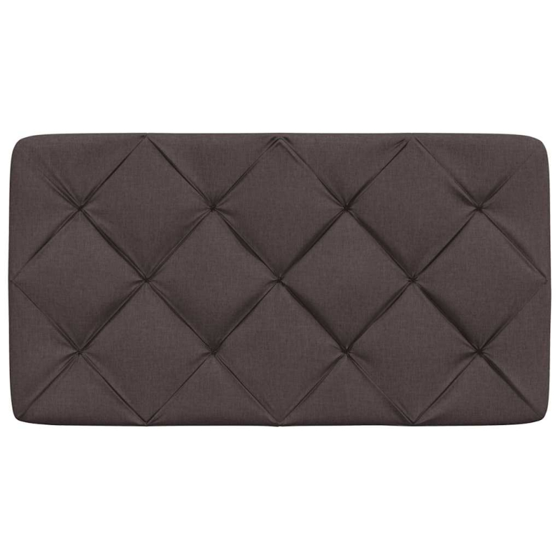 Kopfteil-Kissen Dunkelbraun 90 cm Stoff