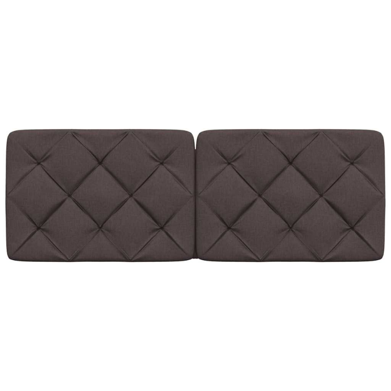 Kopfteil-Kissen Dunkelbraun 120 cm Stoff