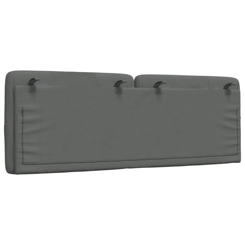 Kopfteil-Kissen Dunkelgrau 140 cm Stoff
