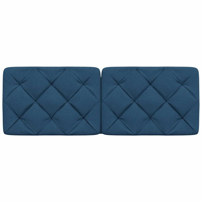 Kopfteil-Kissen Blau 140 cm Stoff