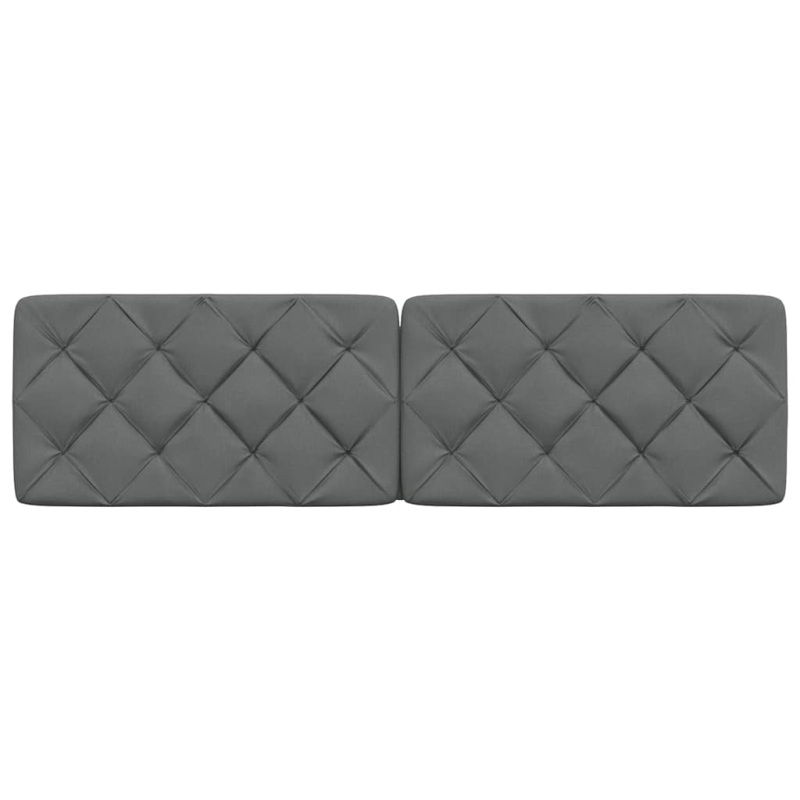 Kopfteil-Kissen Dunkelgrau 180 cm Stoff