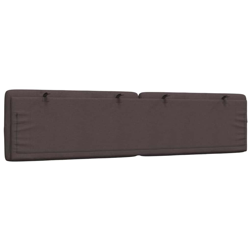 Kopfteil-Kissen Dunkelbraun 200 cm Stoff