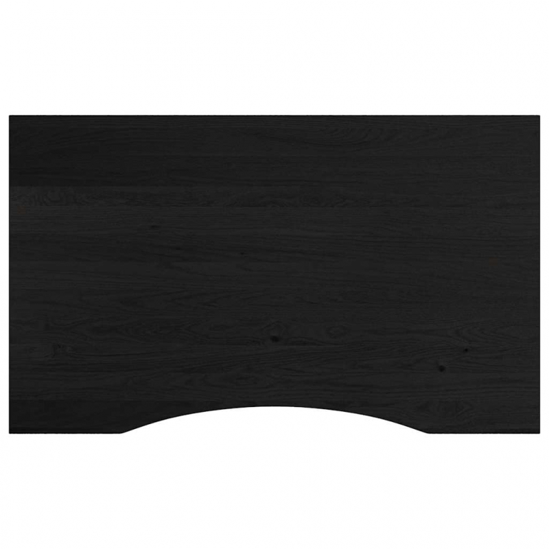 Werkbank Dunkelbraun 100x60x81,5 cm Massivholz Eiche