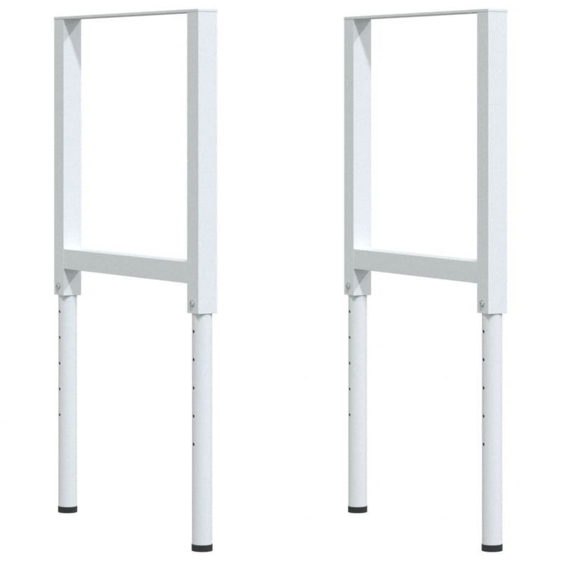 Werkbank 100x60x(73-99,5) cm Massivholz Eiche Rechteckig