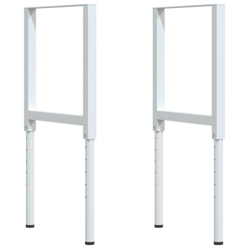 Werkbank 100x60x(73-99,5) cm Massivholz Akazie Rechteckig