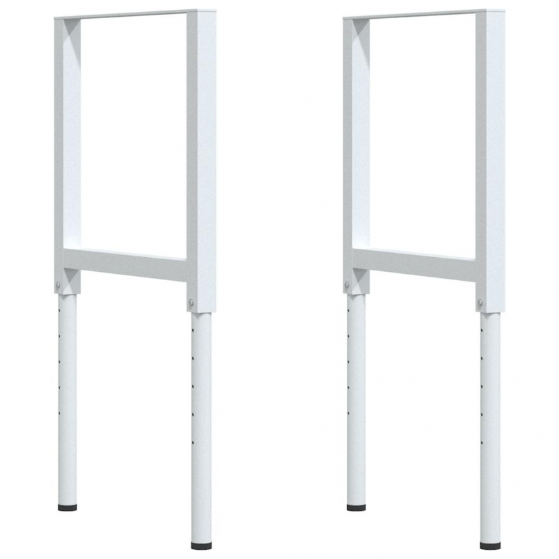 Werkbank 80x60x(71,5-98) cm Massivholz Eiche