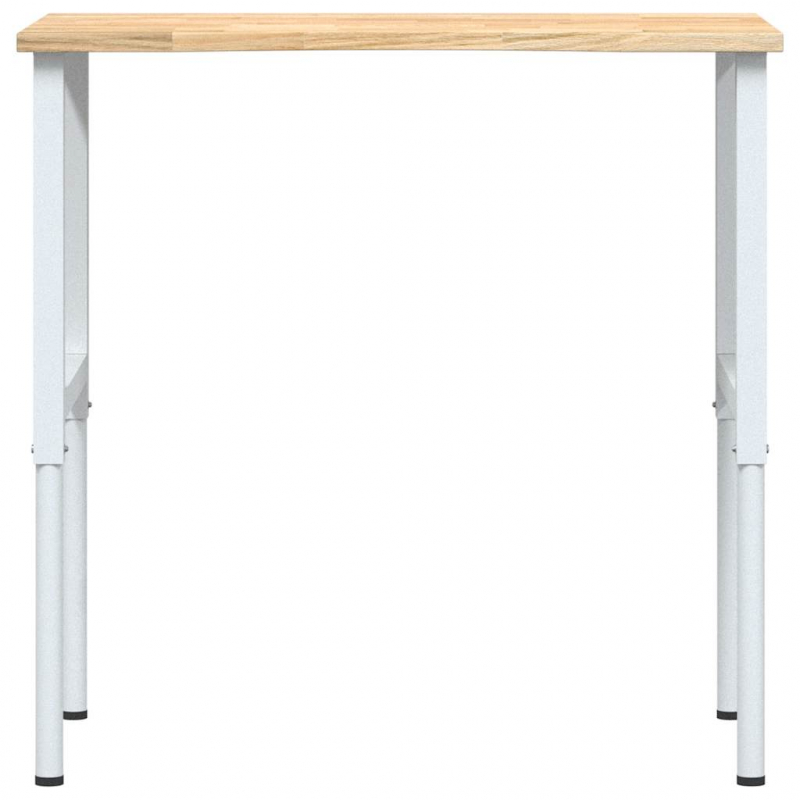 Werkbank 100x60x(71,5-98) cm Massivholz Eiche