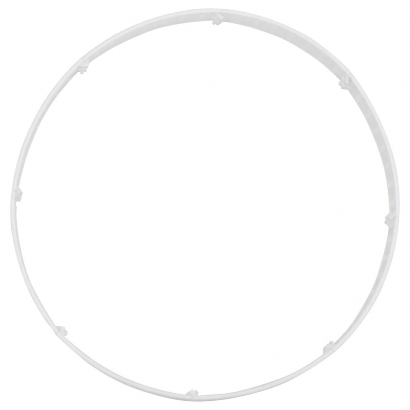 Weihnachtsbaum-Rock Weiß Ø65x23 cm Kunststoff