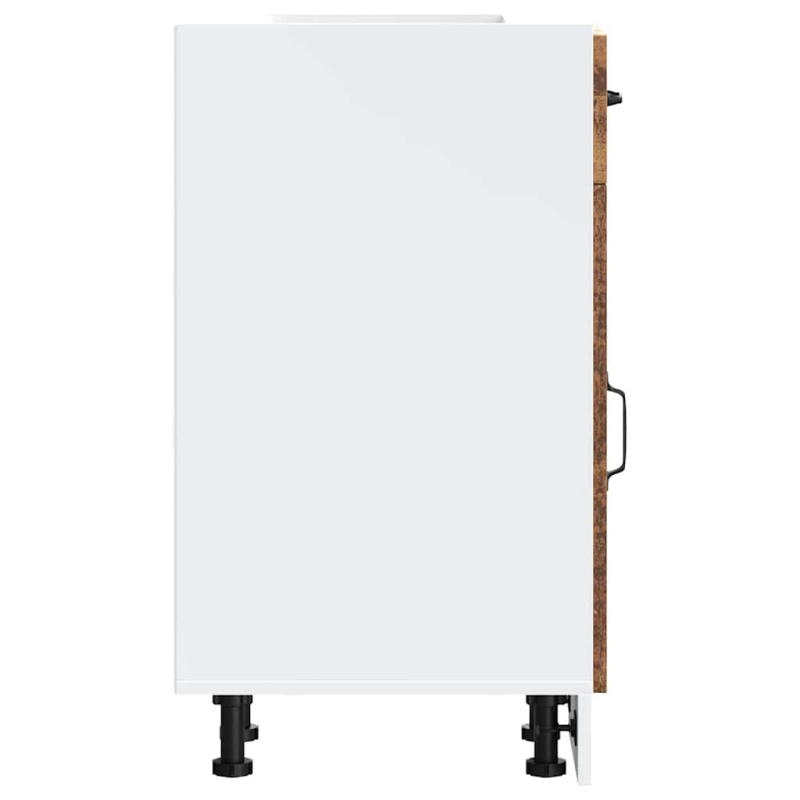 Küchenunterschrank Kalmar Altholz-Optik Holzwerkstoff