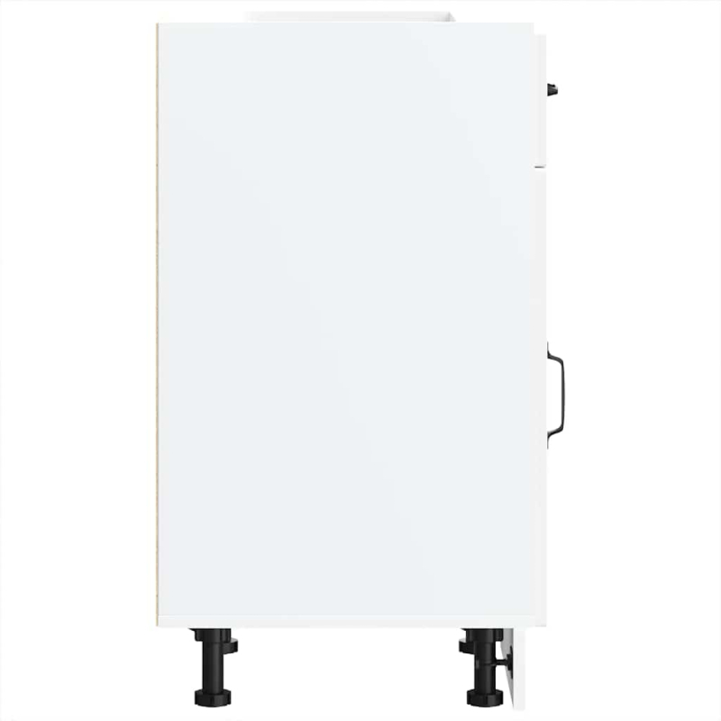 Küchenunterschrank Kalmar Weiß Holzwerkstoff