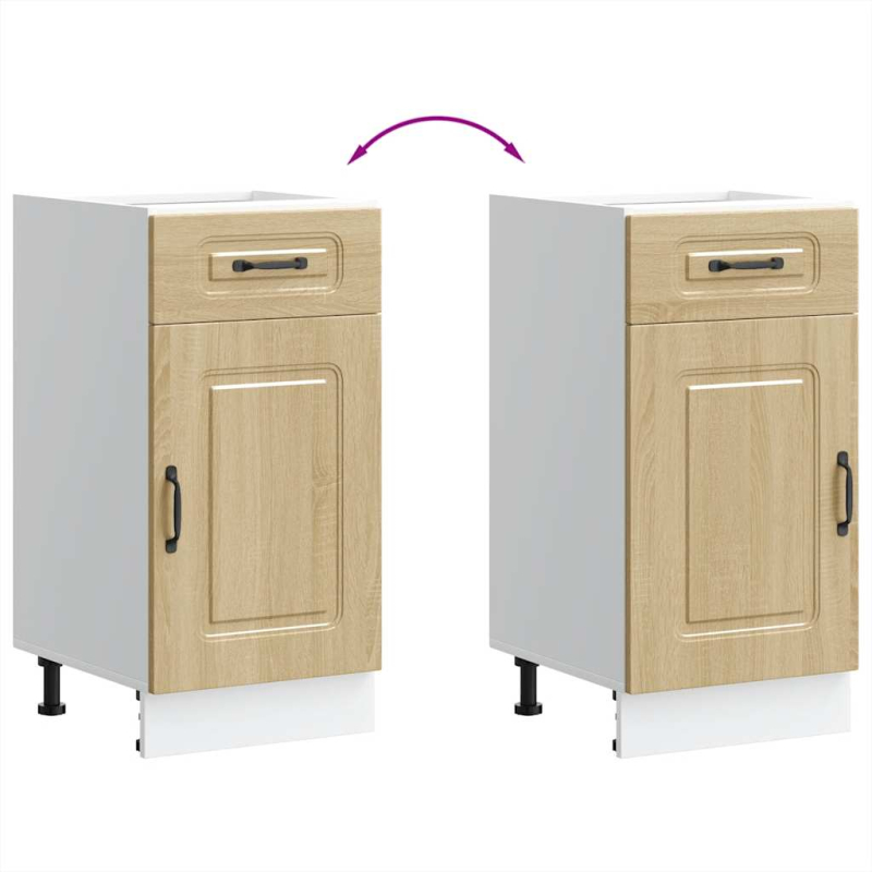 Küchenunterschrank Kalmar Sonoma-Eiche Holzwerkstoff