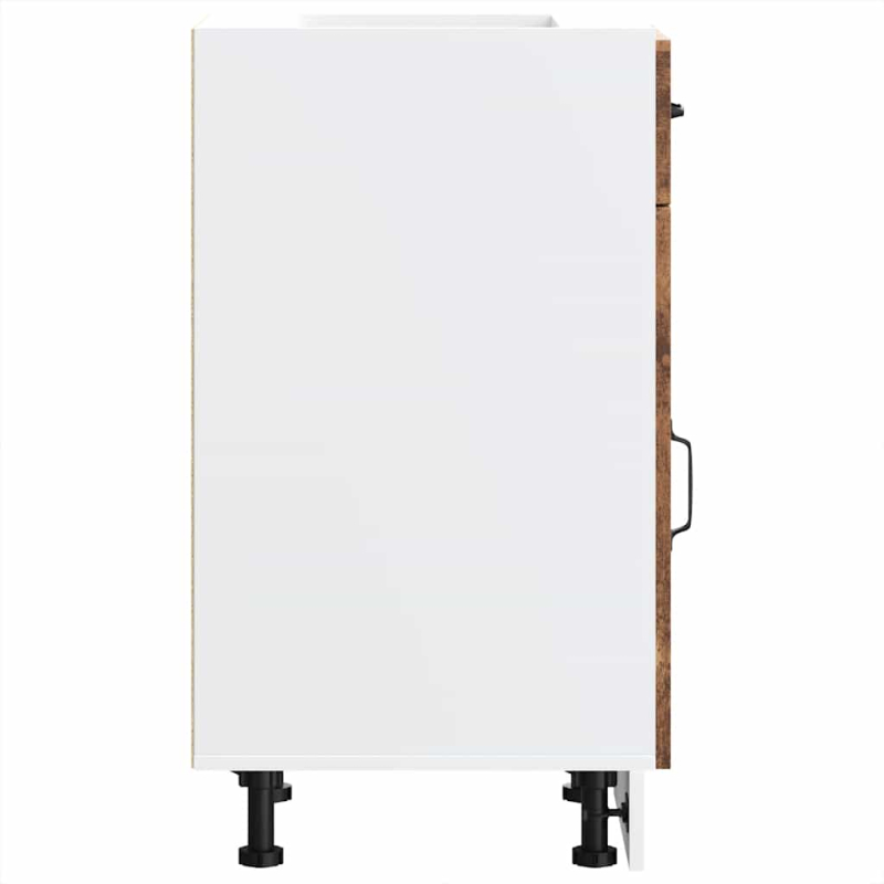 Küchenunterschrank Kalmar Altholz-Optik Holzwerkstoff