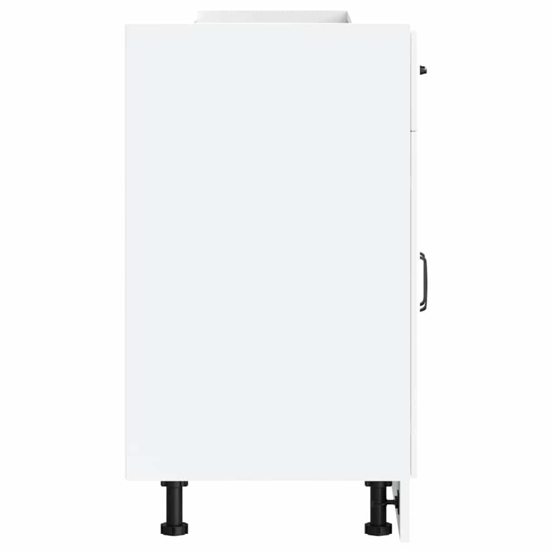 Küchenunterschrank Kalmar Weiß Holzwerkstoff