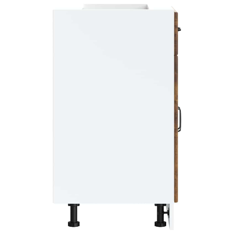 Küchenunterschrank Kalmar Räuchereiche Holzwerkstoff