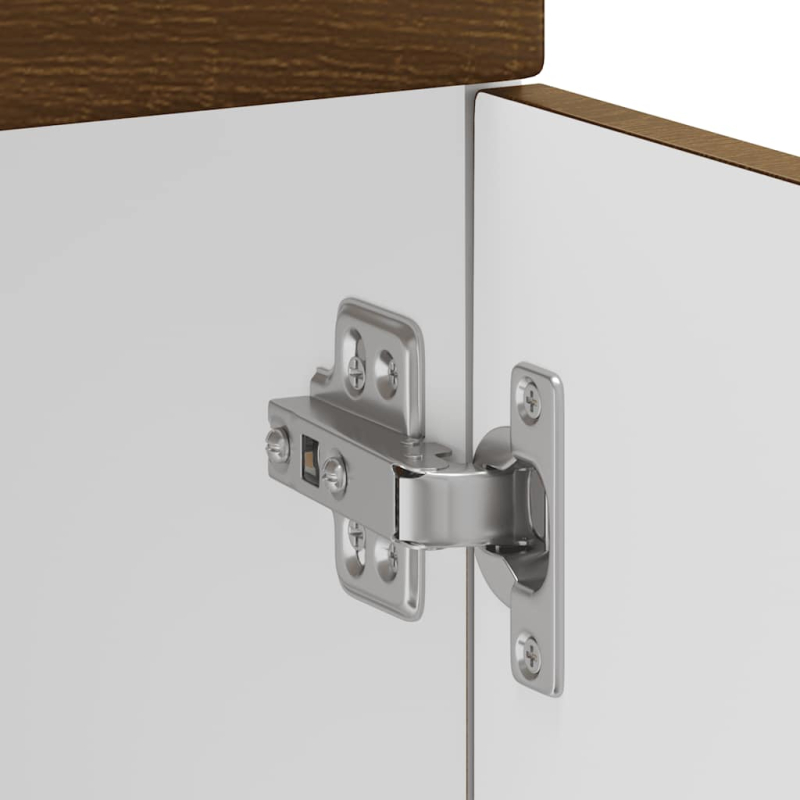 Küchenunterschrank Kalmar Braun Eichen-Optik Holzwerkstoff