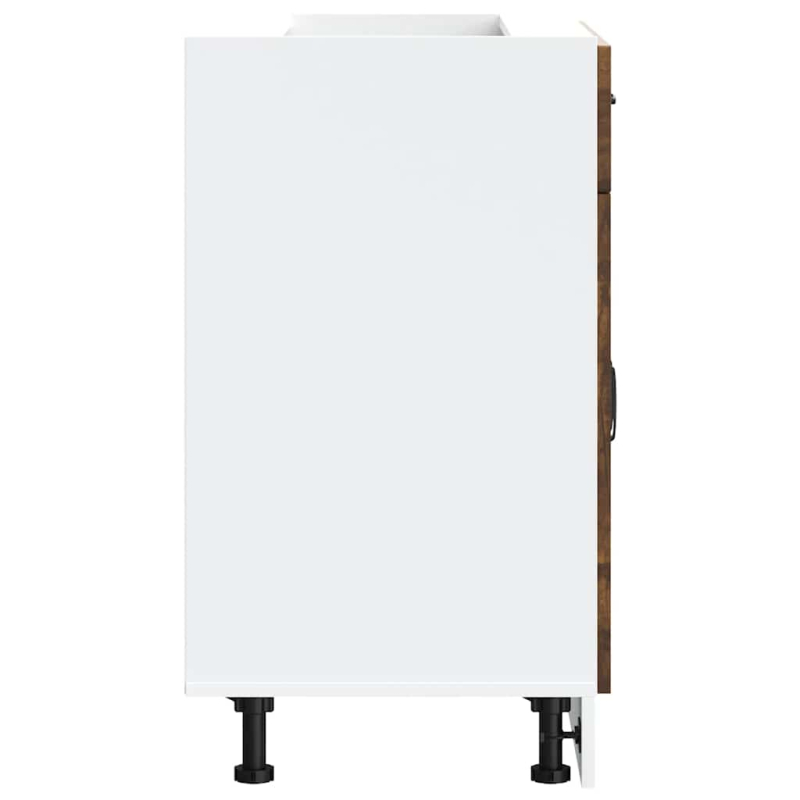 Küchenunterschrank Kalmar Räuchereiche Holzwerkstoff