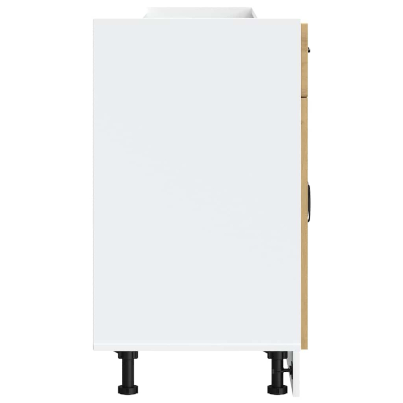 Küchenunterschrank Kalmar Artisan-Eiche Holzwerkstoff