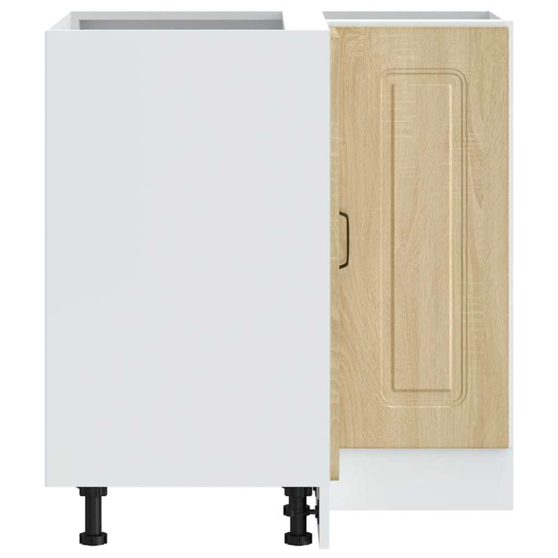 Küchen-Eckunterschrank Kalmar Sonoma-Eiche Holzwerkstoff