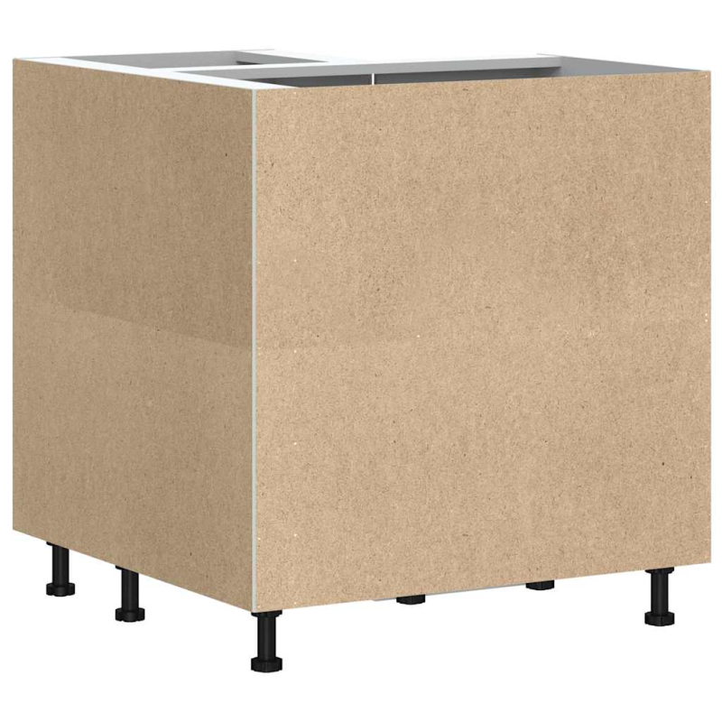 Küchen-Eckunterschrank Kalmar Grau Sonoma Holzwerkstoff