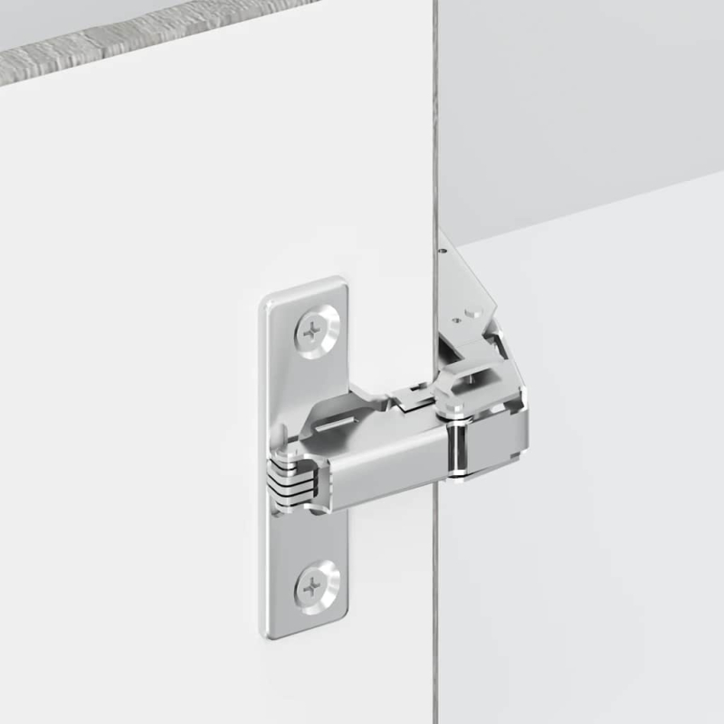 Küchen-Eckunterschrank Kalmar Grau Sonoma Holzwerkstoff