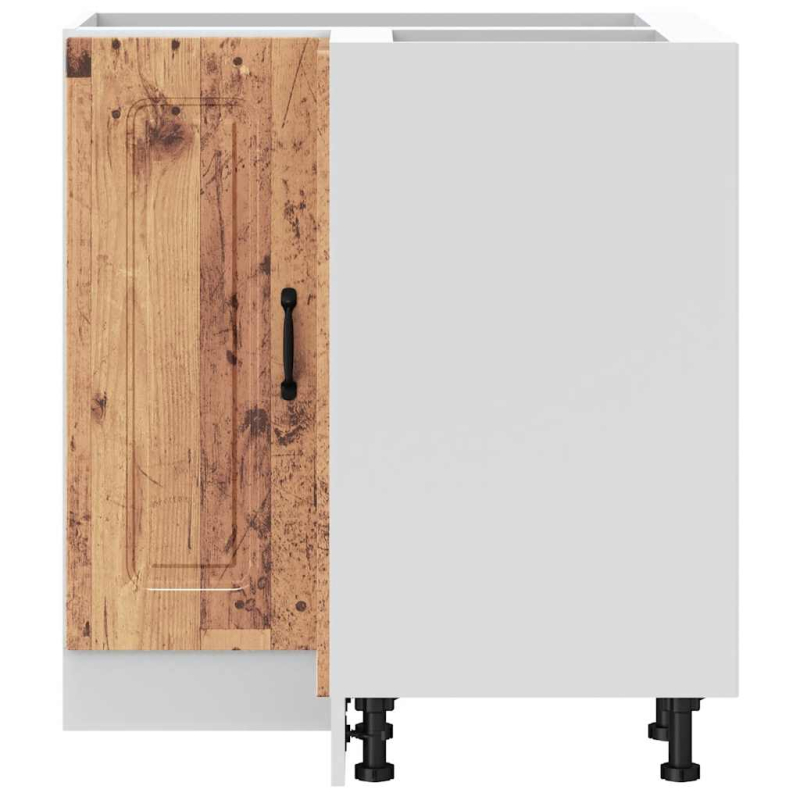 Küchen-Eckunterschrank Kalmar Altholz-Optik Holzwerkstoff