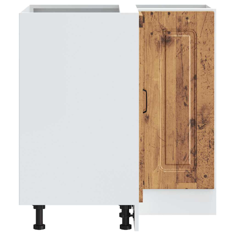 Küchen-Eckunterschrank Kalmar Altholz-Optik Holzwerkstoff