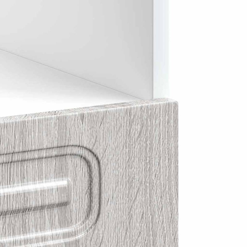 Herdumbauschrank Kalmar Grau Sonoma Holzwerkstoff