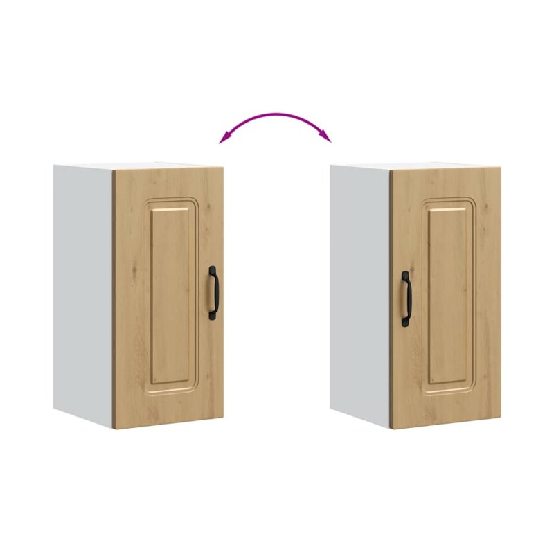 Küchen-Hängeschrank Kalmar Artisan-Eiche Holzwerkstoff