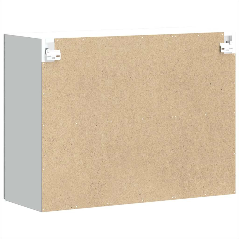 Küchen-Hängeschrank mit Glastür Kalmar Grau Sonoma Holzwerkstoff