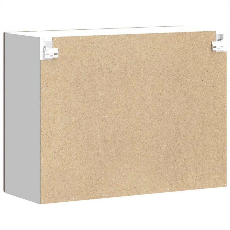 Küchen-Hängeschrank mit Glastür Kalmar Braun Eichen-Optik