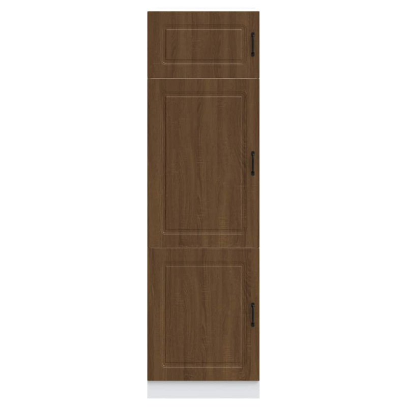 Küchenschrank Kalmar Braun Eichen-Optik Holzwerkstoff