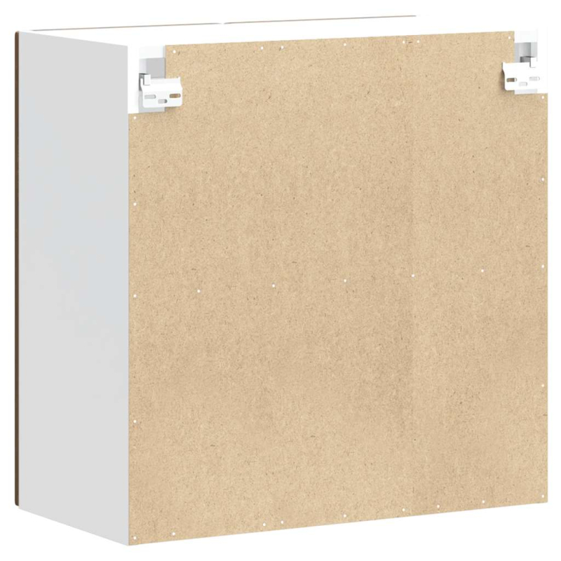 Küchen-Hängeschrank mit Glastür Kalmar Braun Eichen-Optik