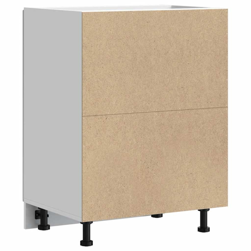 Spülenunterschrank Lucca Weiß Holzwerkstoff