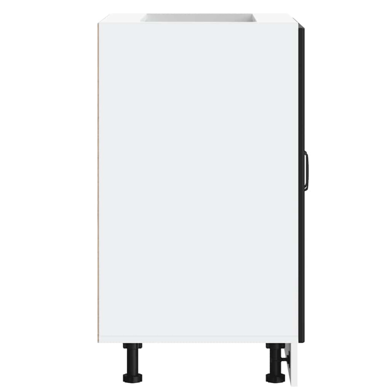 Spülenunterschrank Lucca Schwarz Holzwerkstoff