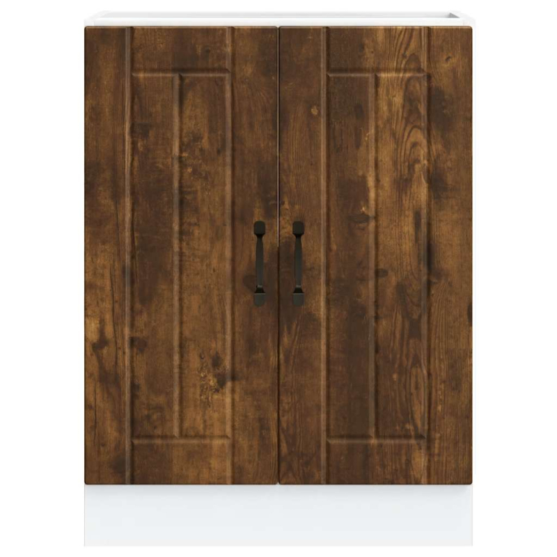 Spülenunterschrank Lucca Räuchereiche Holzwerkstoff