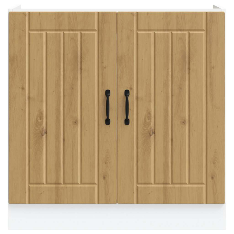 Spülenunterschrank Lucca Artisan-Eiche Holzwerkstoff