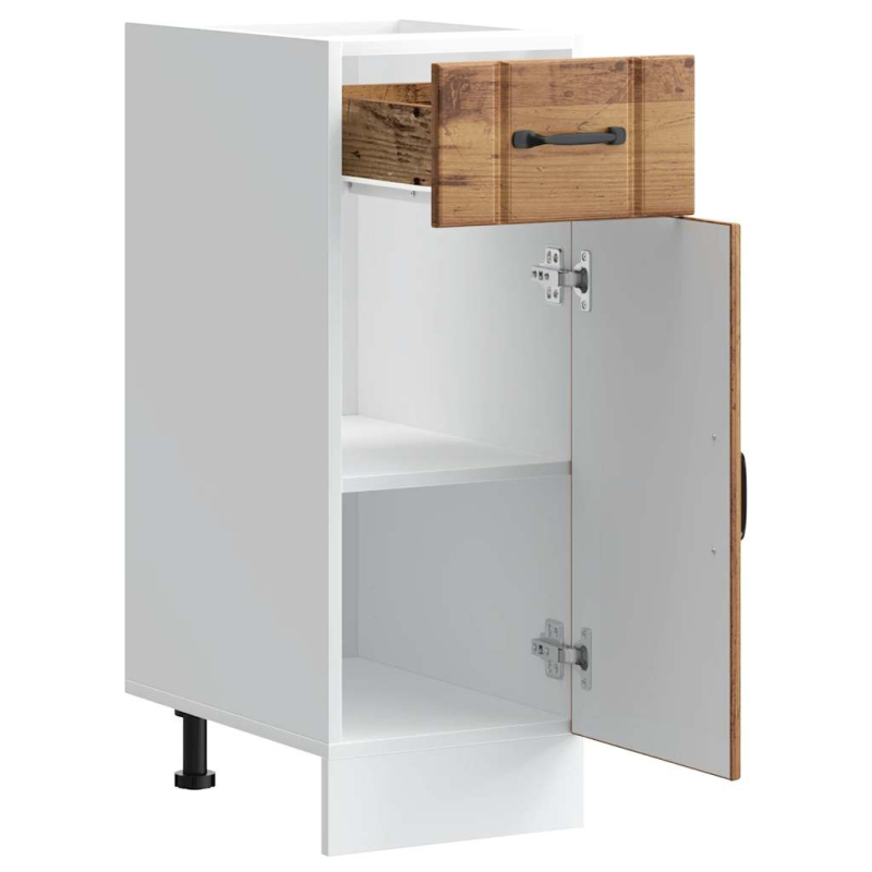 Küchen-Unterschrank Lucca Altholz-Optik Holzwerkstoff