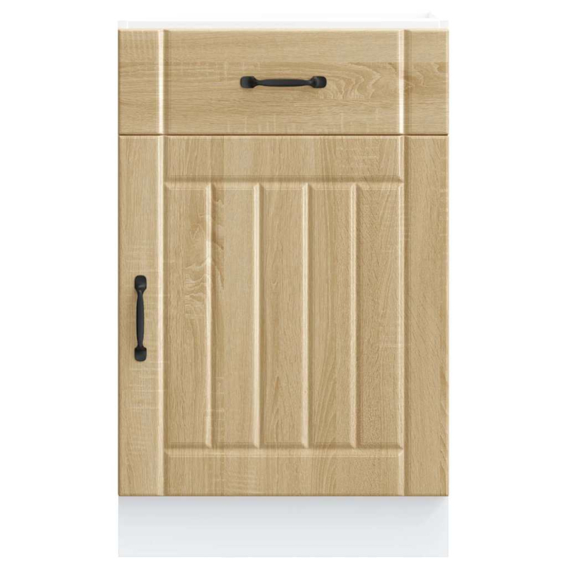 Küchen-Unterschrank Lucca Sonoma-Eiche Holzwerkstoff
