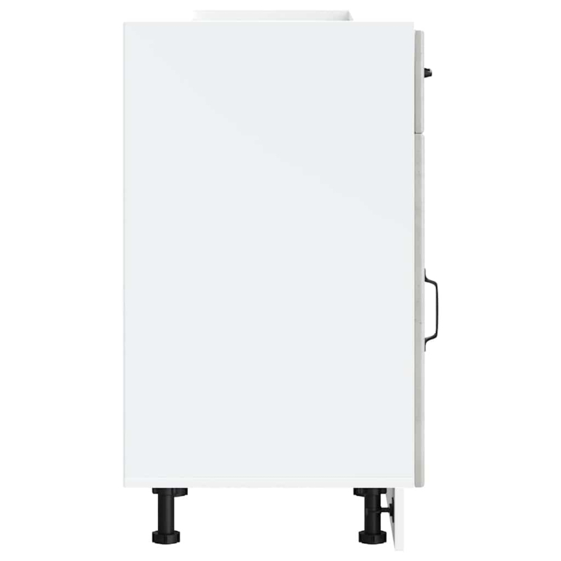 Küchen-Unterschrank Lucca Betongrau Holzwerkstoff