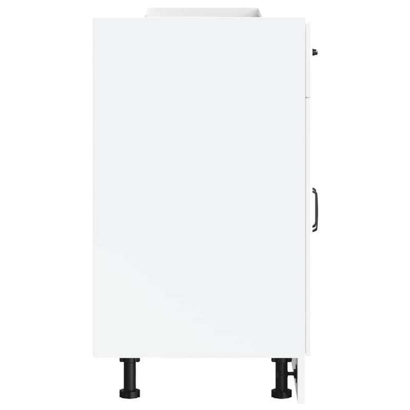 Küchen-Unterschrank Lucca Weiß Holzwerkstoff