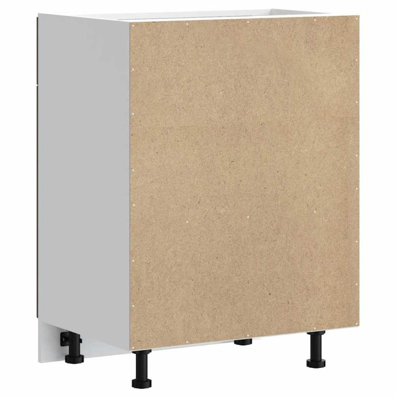 Küchen-Unterschrank Lucca Braun Eichen-Optik Holzwerkstoff