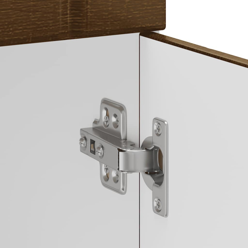 Küchen-Unterschrank Lucca Braun Eichen-Optik Holzwerkstoff