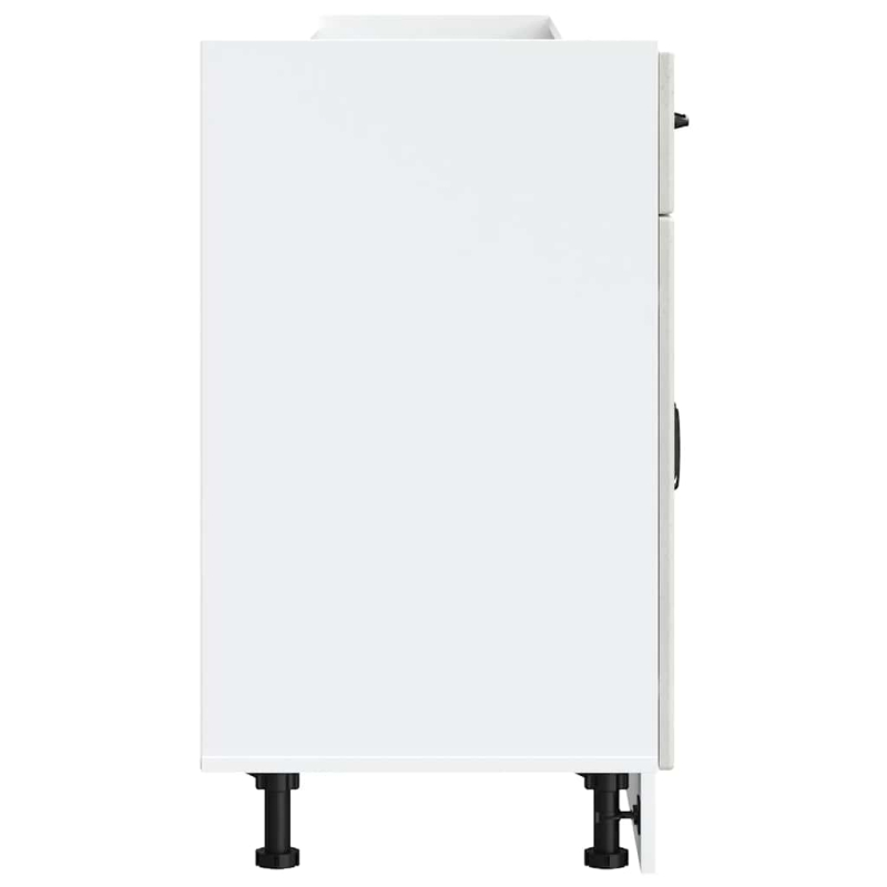 Küchen-Unterschrank Lucca Betongrau Holzwerkstoff