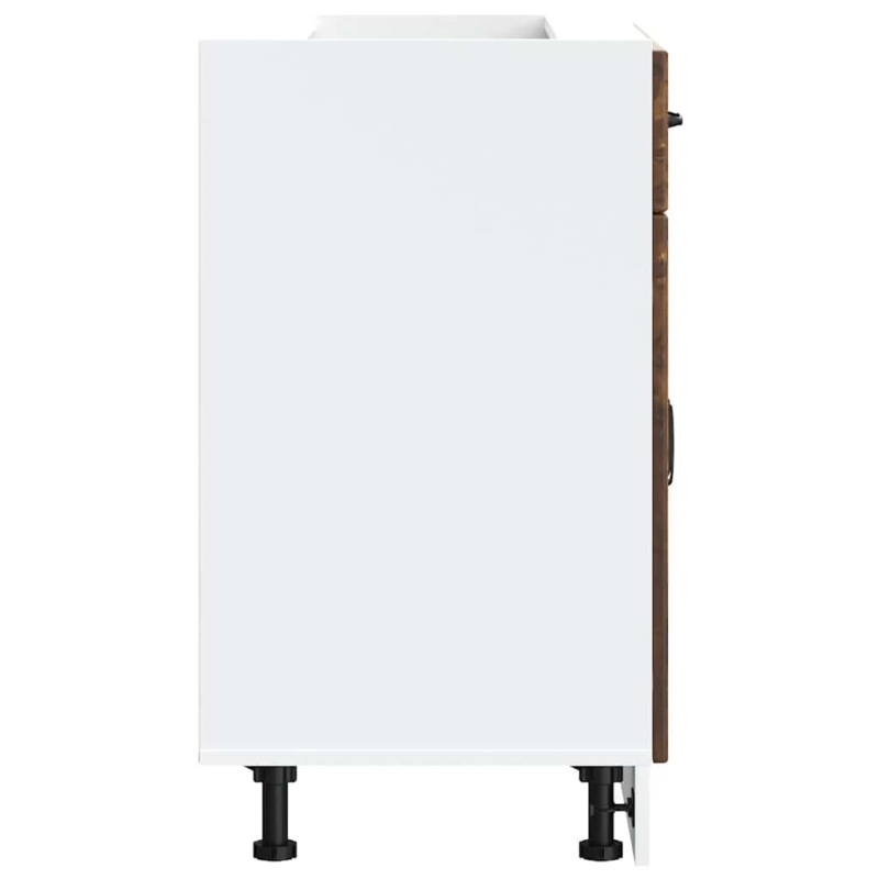 Küchen-Unterschrank Lucca Räuchereiche Holzwerkstoff