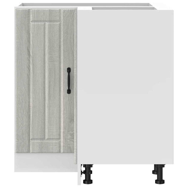 Küchen-Eckunterschrank Lucca Grau Sonoma Holzwerkstoff