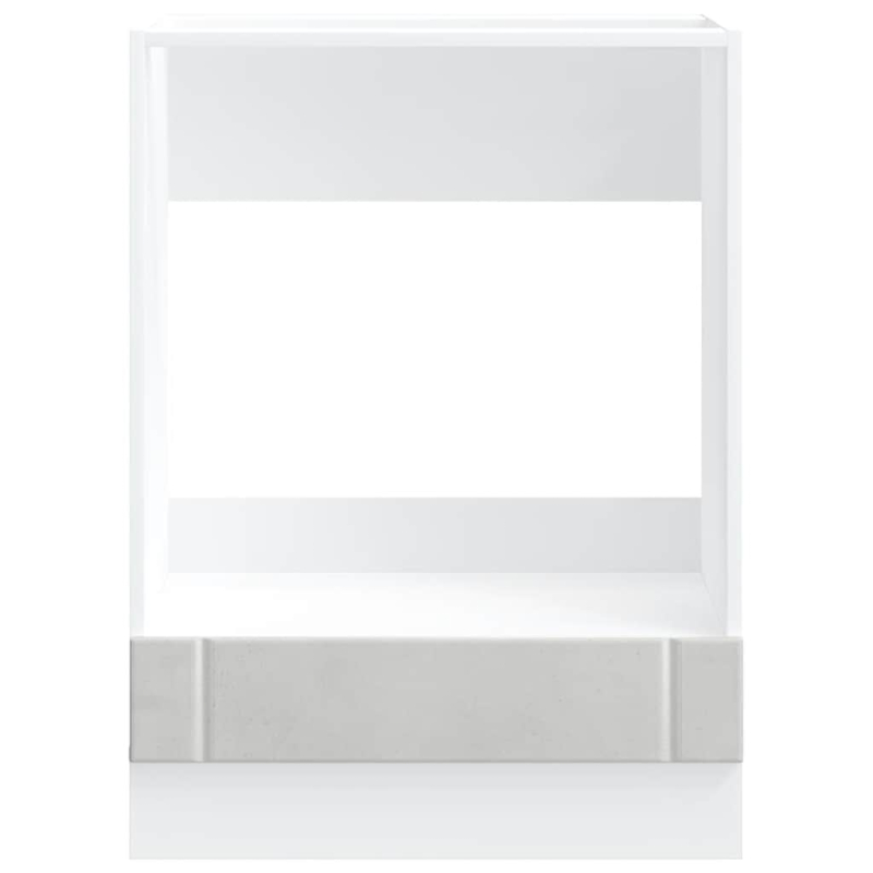 Herdumbauschrank Lucca Betongrau Holzwerkstoff